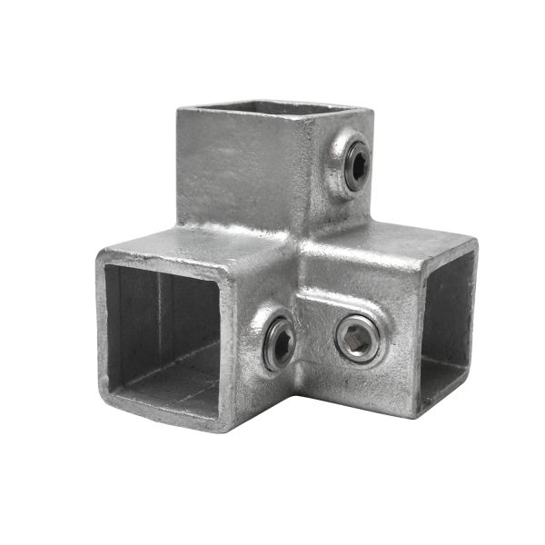 128 Three-Way 90 Degree Elbow Square Fitting 39 128-S40
