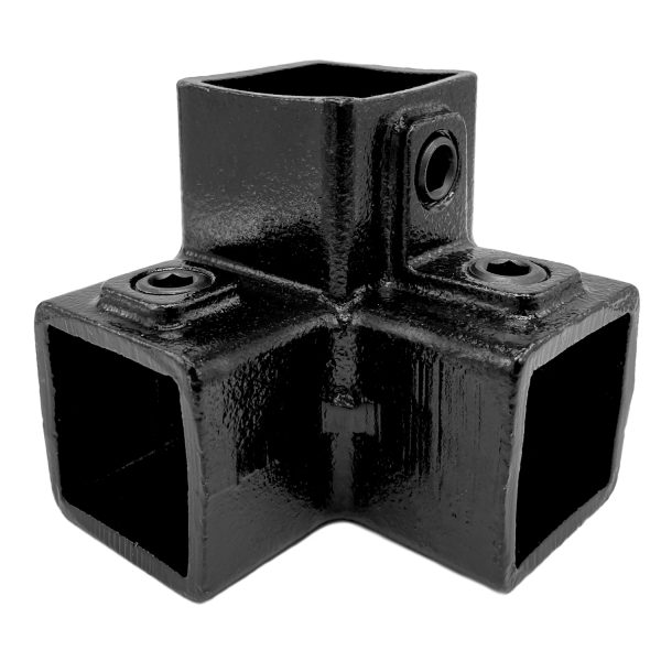 128 Three-Way 90 Degree Elbow Square Fitting 29 128 Three-Way 90 Degree Elbow Square Fitting