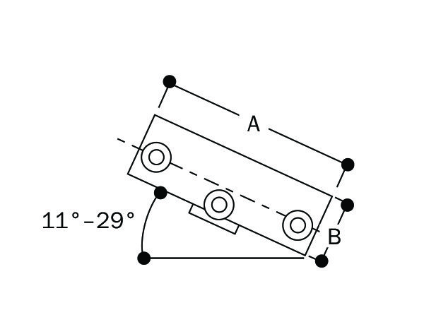 Key Clamp C57 Three Socket Tee 11° to 30° 19 Key Clamp C57 Three Socket Tee 11° to 30° - Image 2