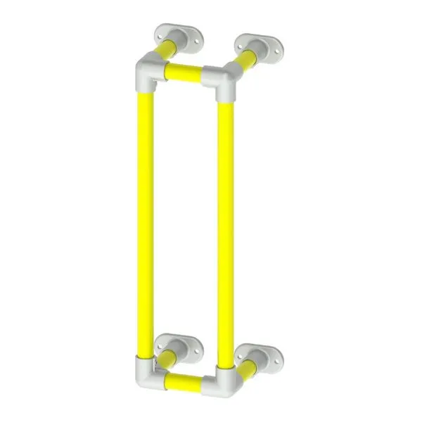 Pipe protection barrier, 1000mm tall